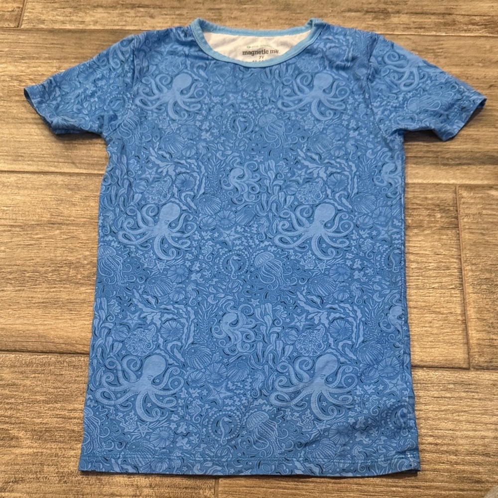 Magnetic Me Ocean Blue Kids Pajama Top
